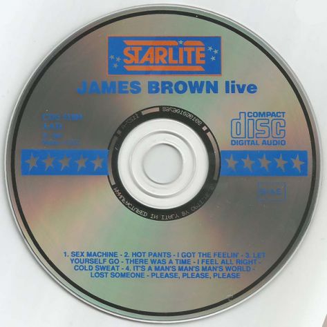 CD JAMES BROWN LIVE ETICHETTA:STARLITE CDS 51109 AAD 1991 - Foto 3