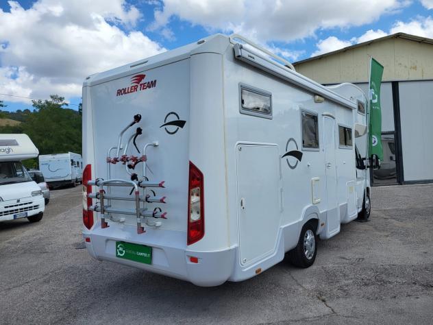 CAMPER ROLLER TEAM DUCATO MANSARDATO 6 POSTI GARAGE CLIMATIZZATORE GENERALI USATO - Foto 4