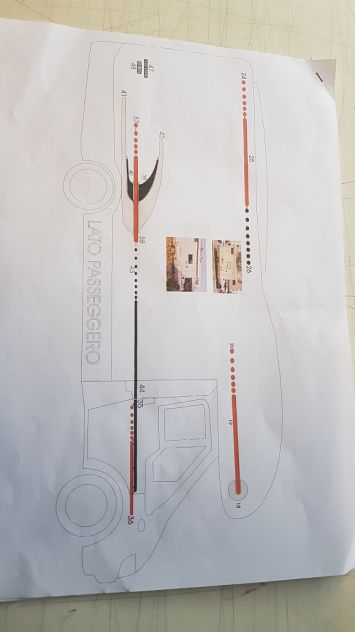 adesivi per camper adria 630 dk in set con variante cromatica più moderna