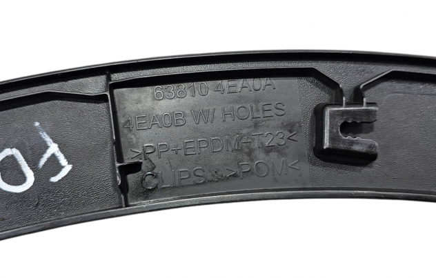 MODANATURA ARCO RUOTA ANTERIORE DX NISSAN Qashqai Serie 63810-4EA0A K9K Diesel 1500 (14) - Foto 15