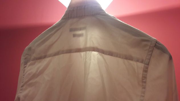 Camicia bianca coste trasversali altorilievo Tg M - NUOVA - Foto 5