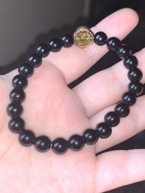 BRACCIALETTO NUOVO CON CONFEZIONE PIETRE SEMI PREZIOSE MARCA”I RE DI CAPRI”FATTO - Foto 5