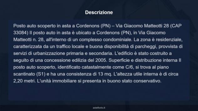 Immobile in asta di 13 m² in vendita a Cordenons - Foto 7