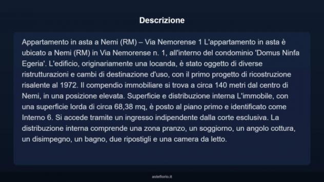 Immobile in asta di 68 m² in vendita a Nemi - Foto 3