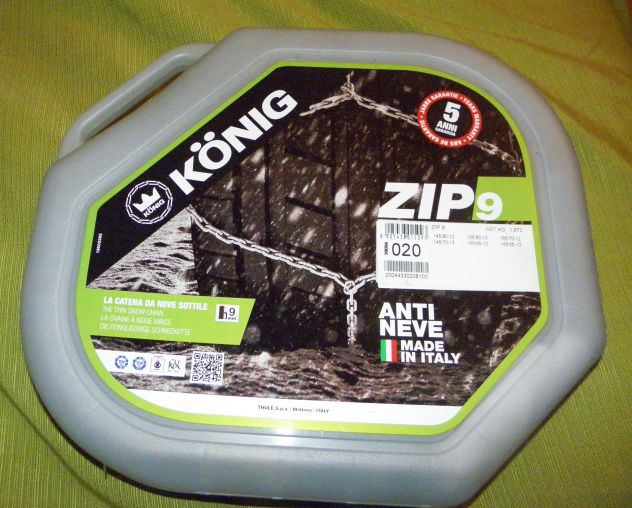 Catene da neve auto Koenig ZIP9 mai usate vendo