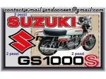 ADESIVI SUZUKI GS 1000 s - anno 1979 - 1980