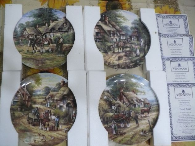 Piatti da collezione anni '90 WEDGWOOD