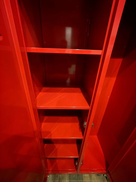 Guardaroba Loft a rotelle - laccato rosso - vendesi per ristrutturazione interni - Foto 8