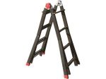 Scala telescopica in acciaio H.CM 112/390 PIOLI 4+4