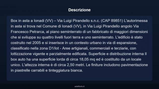 Immobile in asta di 18 m² in vendita a Jonadi - Foto 4