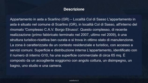 Immobile in asta di 65 m², box auto in vendita a Scarlino - Foto 11