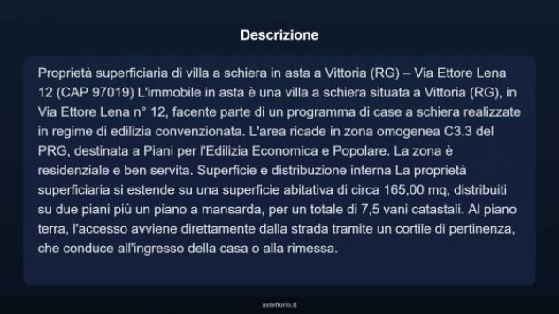 Immobile in asta di 165 m², box auto in vendita a Vittoria - Foto 8