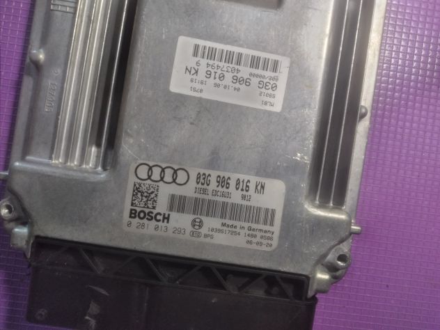 CENTRALINA MOTORE AUDI A4 2.0 TDI BOSCH 0 281 013 293, 0281013293, 03G 906 016 K