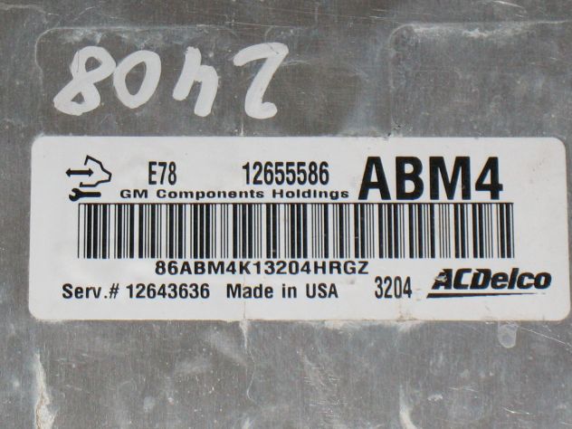12655586 ECU OPEL ZAFIRA ASTRA 1.4 ACDELCO E78 12655586 ABM4 12643636 - Foto 2