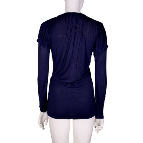 Sottogiacca in maglia blu - tg. S - Foto 4