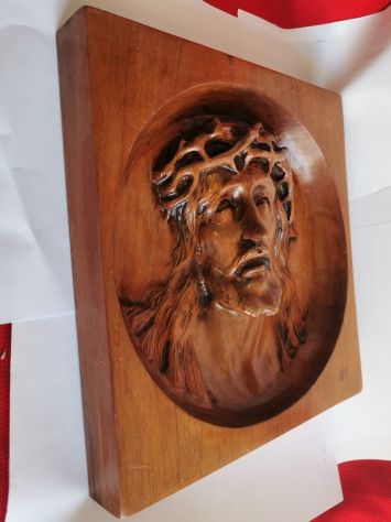 VOLTO DI GESU" ( NOCE MASSELLO ) - Foto 6