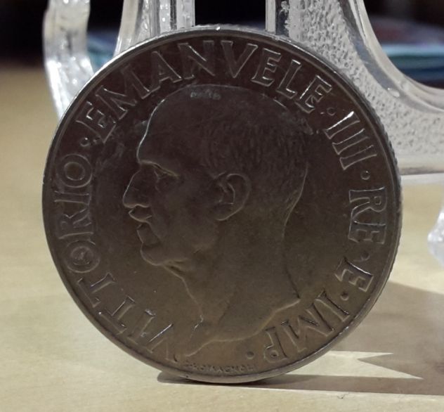 Italia, 1 lira 1940, XVIII. - Foto 4