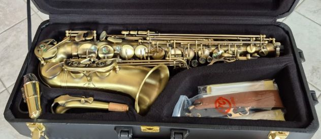 Sax Alto SELMER SA80 Style in Bronzo Satinato Nuovo (Garanzia) - Foto 3