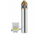 Pompa sommersa sommergibile pozzi elettropompa 1HP 750W con girante in OTTONE