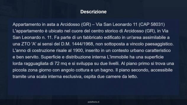 Immobile in asta di 72 m² in vendita a Arcidosso - Foto 8