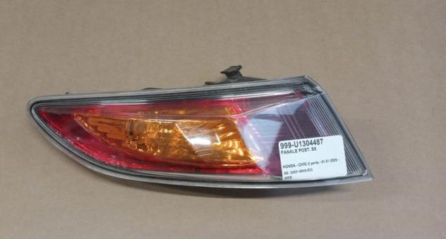 FANALE POST. SX 999-U1304487 Parti elettriche  Fanaleria  Fanali  Fanale post. sx. HONDA - CIVIC 3 porte - 01-04-2007 - 01-02-2012, HONDA - CI