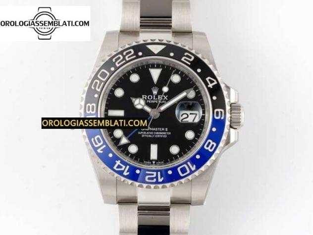 Rolex Replica GMT-MASTER II 126710 CERAMICA BLU/NERA MIGLIOR EDIZIONE SU BRACCIALE OYSTER 3285