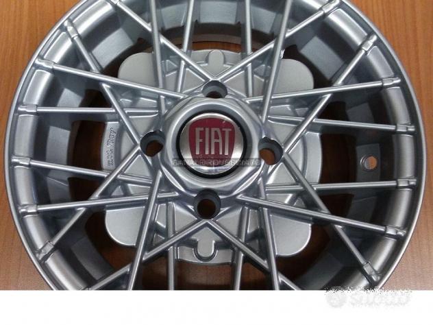 Cerchi ray silver 4,5x 12 4x98 fiat 126 600 900 - Foto 7