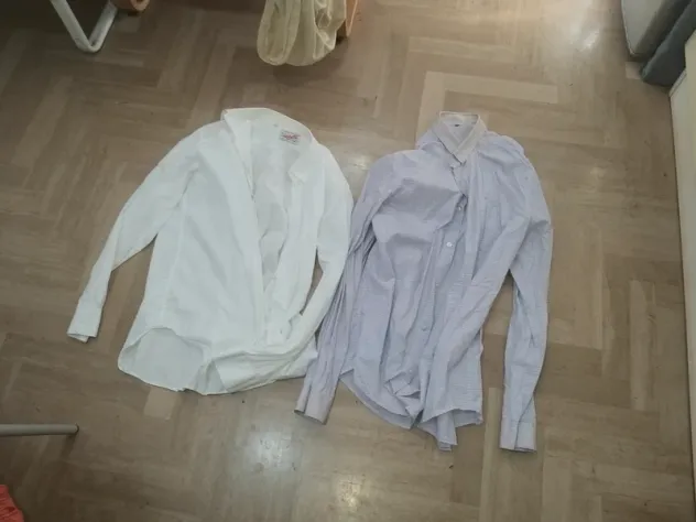 lotto 8 camice uomo taglia L. Tra cui Benetton sisly proposte uomo denim In dis - Foto 5