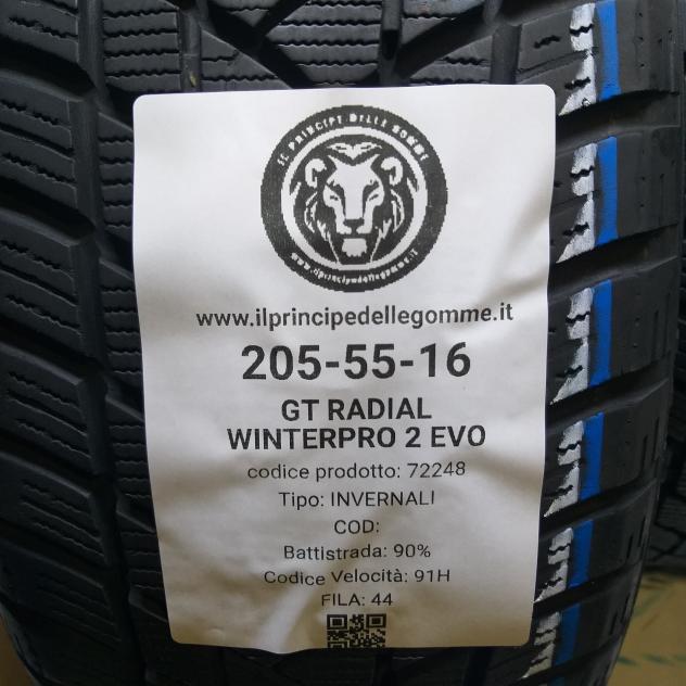 4 GOMME 205 55 16 GT RADIAL A72248 - Foto 2