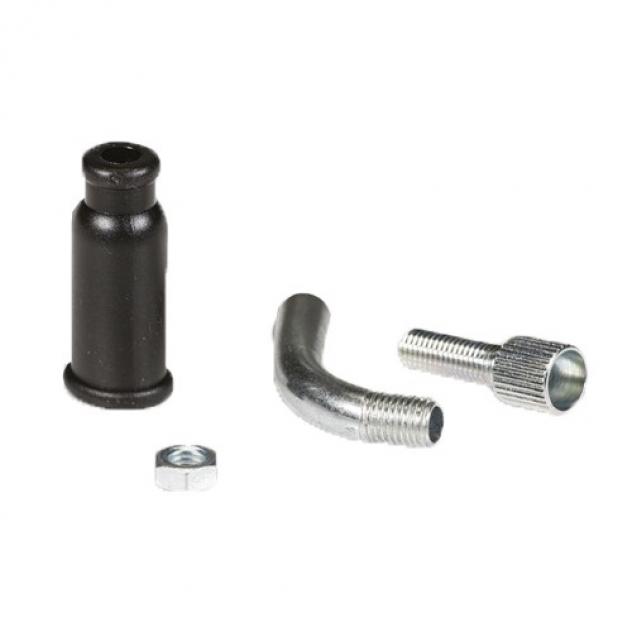 Curvetta carburatore Dell'Orto con registro da 70 gradi - 530370078