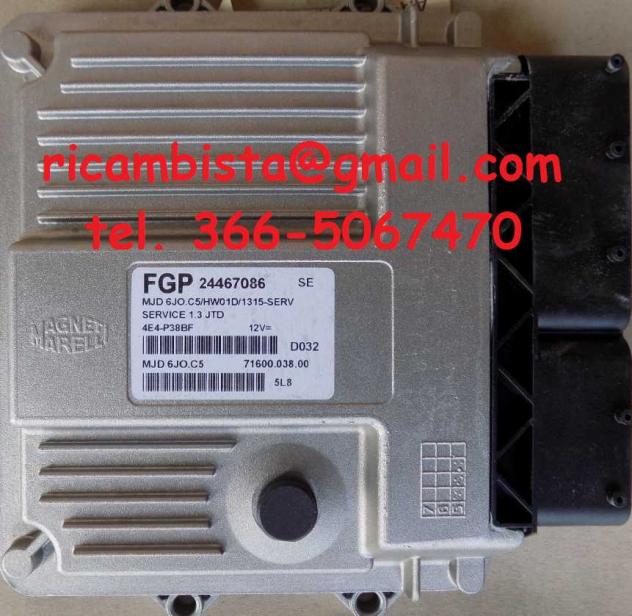 24467086 MJD 6J0.C5 Opel Corsa C centralina motore Magneti Marelli