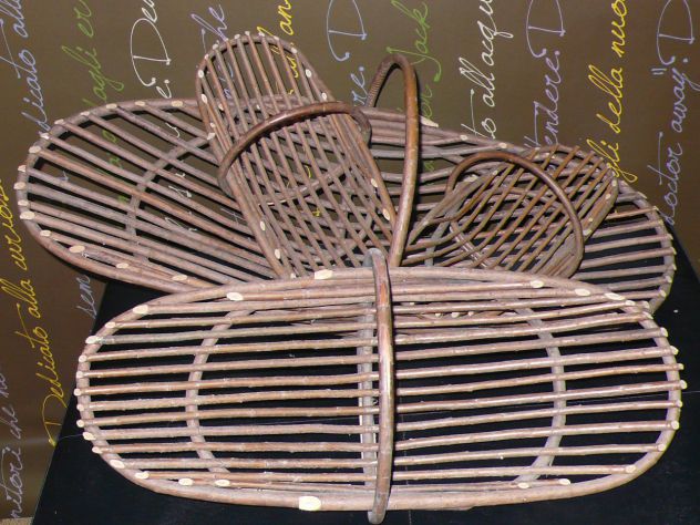 Etnico cesti legno rattan - Foto 6