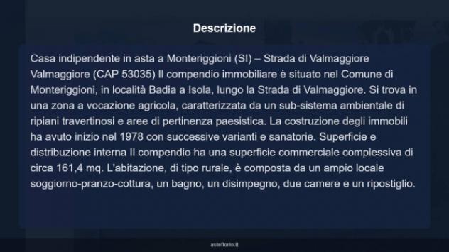 Immobile in asta di 161 m² in vendita a Monteriggioni - Foto 6