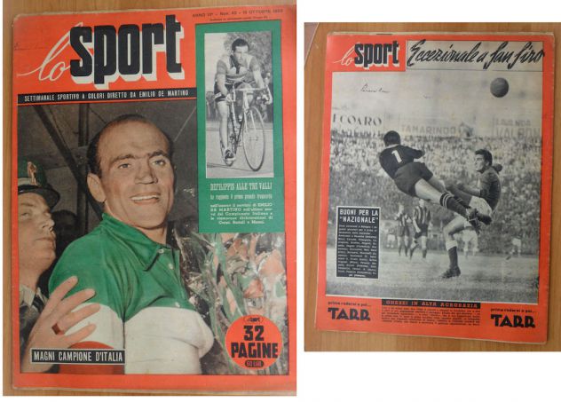 LO SPORT ILLUSTRATO DEL 15-10-1953 - MAGNI CAMPIONE D'ITALIA -