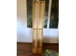 Mobili porta cd a colonna in legno con mensole regolabili