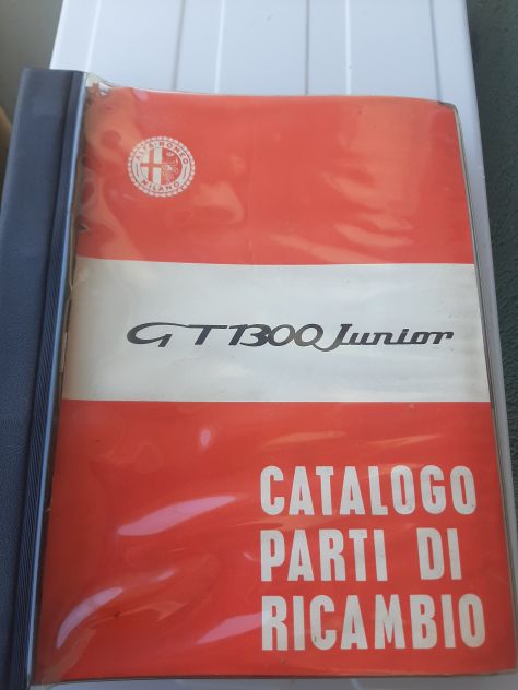 ALFA ROMEO GT JUNIOR CATALOGO PARTI DI RICAMBIO ORIGINALE