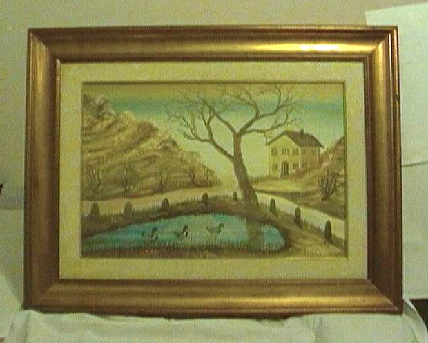 Quadro con retro scritto di Romeo Tinti 1982 - Foto 2
