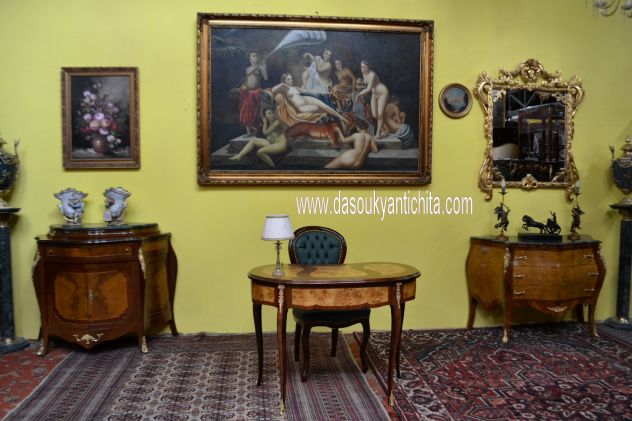 Scrivania a fagiolo stile Luigi XV - Foto 7