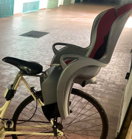 Seggiolino bici bambino Hamax Kiss - Attacco al telaio (Sicuro e robusto) - Foto 4
