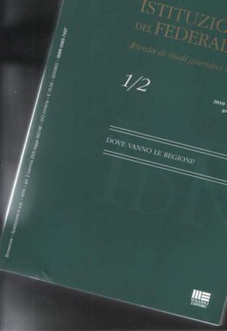 Istituzioni del Federalismo, n. 1, 1/2 del 2010 - Foto 2