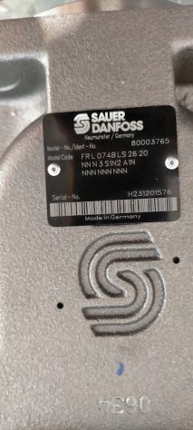 Pompa Sauer Danfoss FRL074BLS2620NNN3S1N2A1NNNNNNNNNN - Foto 4