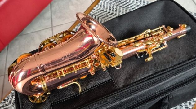 Sax Soprano CURVO YANAGISAWA SC 992 Style Fusto in RAME Nuovo (Garanzia) - Foto 6