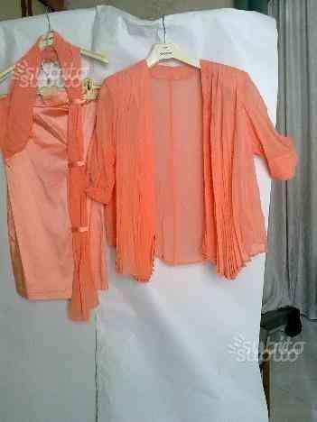 Vestito color salmone TG 44 - Foto 3