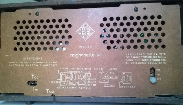 Telefunken Mignonette 66 receiver analogico OM/FM/OC (LEGGERE BENE ANNUNCIO) - Foto 6