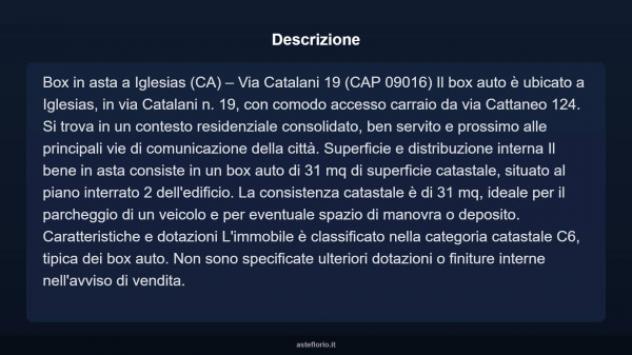 Immobile in asta di 31 m² in vendita a Iglesias - Foto 3