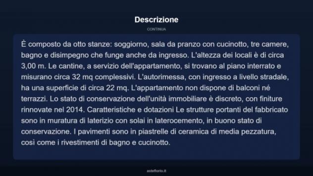 Immobile in asta di 100 m² con più di 5 locali e box auto in vendita a Piacenza - Foto 17