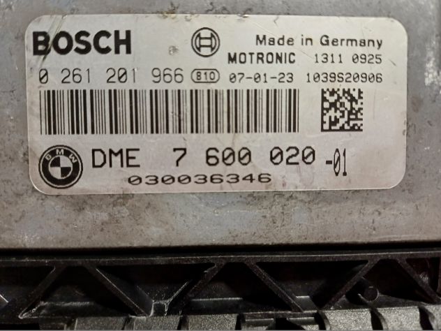Centralina Motore Mini Cooper Bosch 0261201966 Dme 7600020 CENTRALINA ECU MINI - Foto 5
