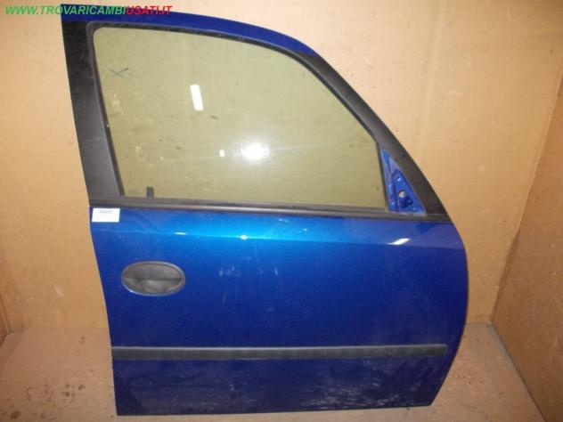 PORTA ANT.D. BLU MET CON ALZACR. OPEL MERIVA (X03) 1.3 CDTI / 1.7 CDTI FAP / OPC  Carrozzeria  Lamierati esterni  Porte  Porta ant. dx. OPEL - MERIVA