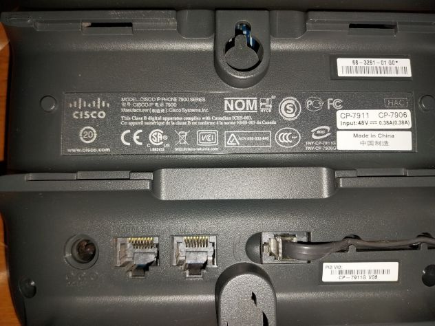 Telefono VoIP Cisco IP Phone 7911, ideale per uffici e uso aziendale. - Foto 7