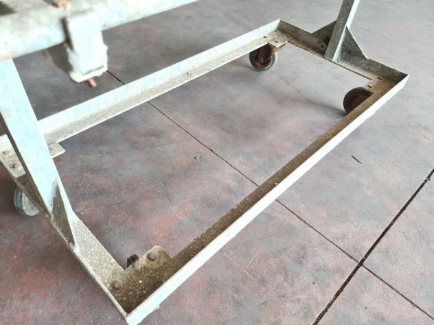 carrello porta ganci macelleria usato - Foto 2